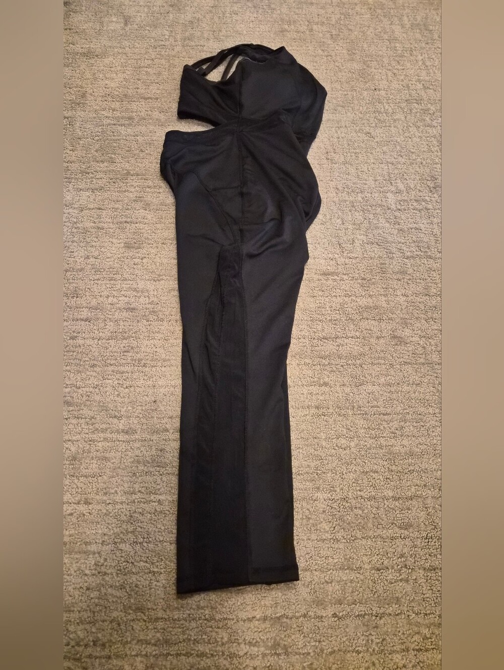 Women’s Black Strappy Jumpsuit - Picture 7 of 9